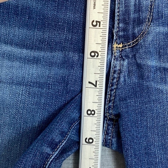 AG Adriano Goldschmeid Prima Crop Cigarette Jeans Womens 26R Raw Hem Medium Wash - Picture 12 of 15